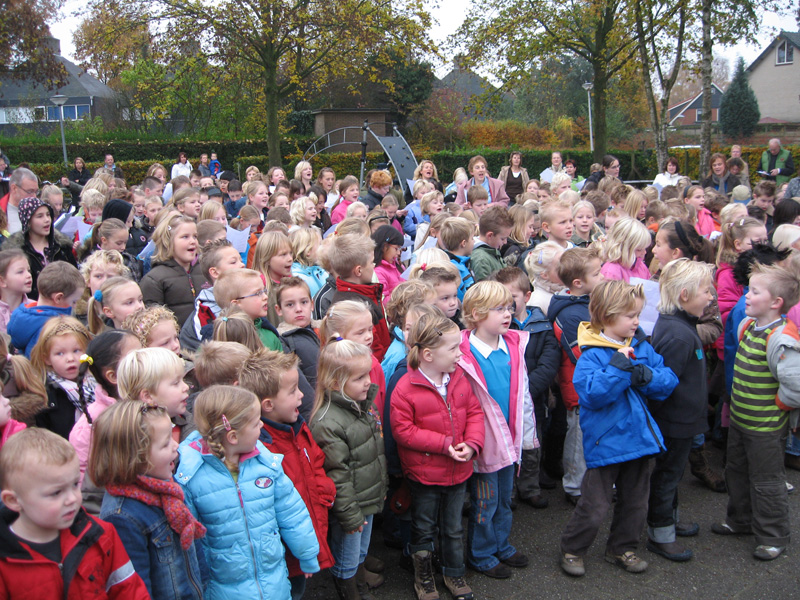 Afscheid meester te Winkel haarschool 