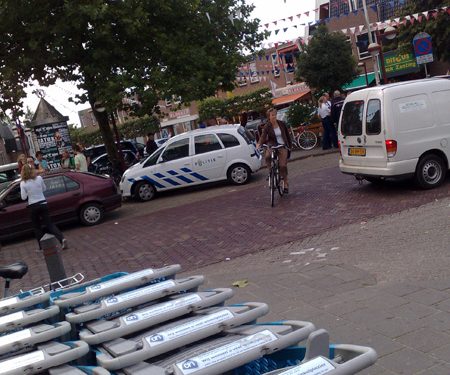 Aanrijding fiets-voetganger aanrijding 
