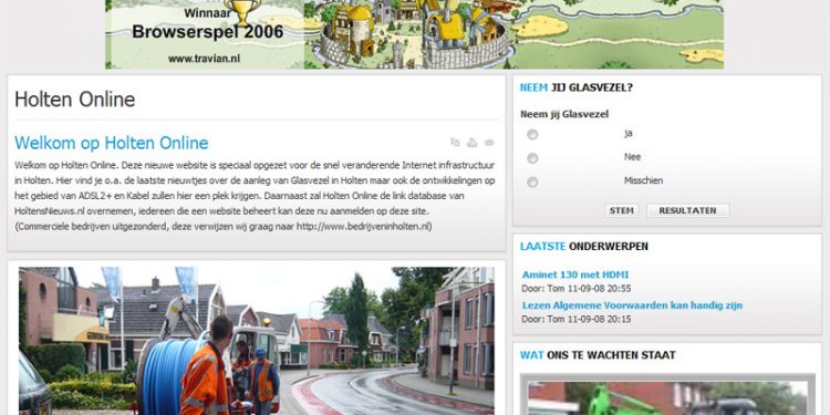 Holten-Online.nl glasvezel 