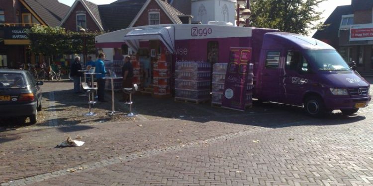 Ziggo in Holten smidsbelt glasvezel 