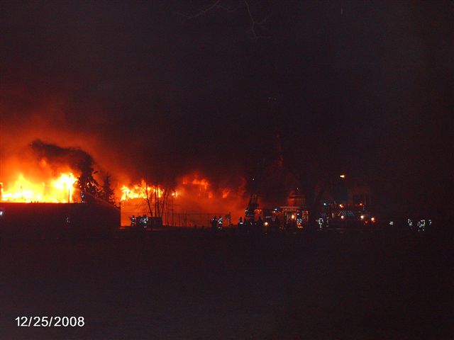 Brand bij Hogeslag brandweer 