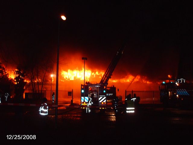 Brand bij Hogeslag brandweer 