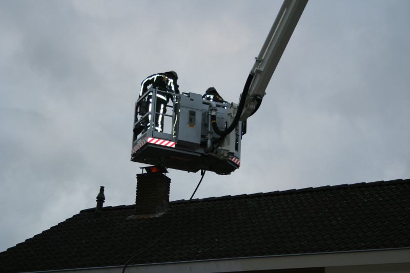 Brand bij fam. Brand brandweer 
