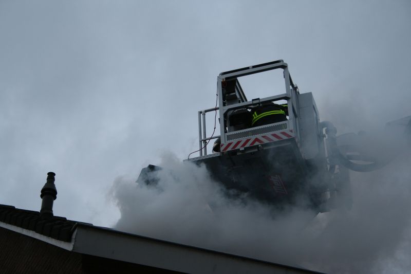 Brand bij fam. Brand brandweer 