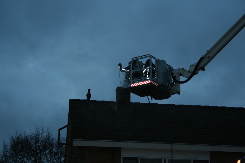 Brand bij fam. Brand brandweer 