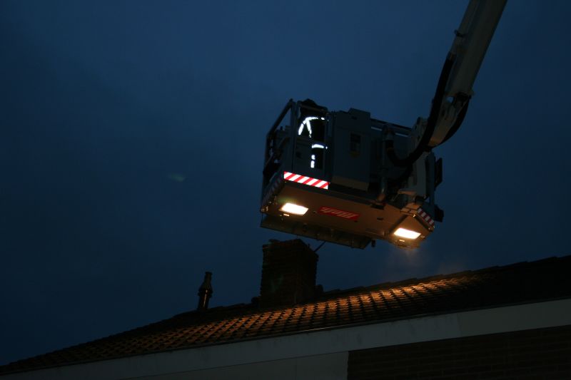 Brand bij fam. Brand brandweer 