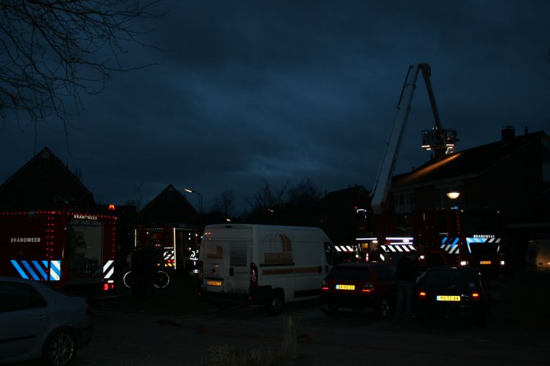 Brand bij fam. Brand brandweer 