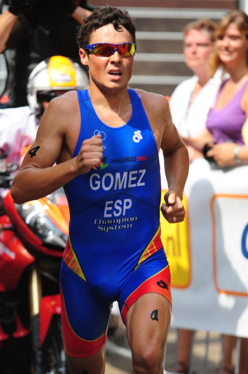 Javier Gomez wint EK Triathlon 2009 triathlon 