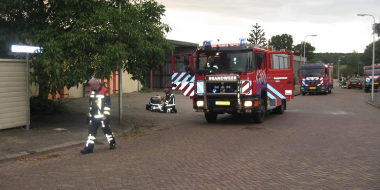 Brand in oude pand Dolf Moed brandweer 
