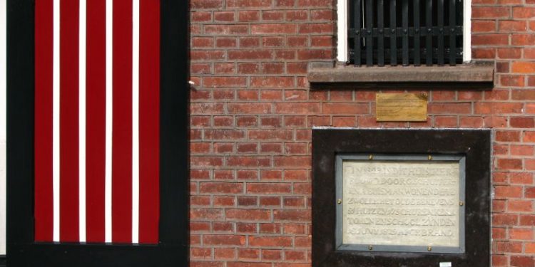 Gedenksteen brandweer oudheidkamer gemeente brandweer 