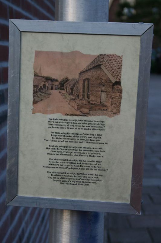 Sikkenstraat in ere hersteld 