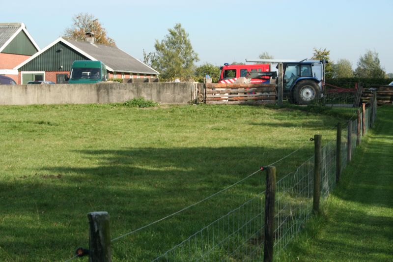 Grote brand aan Sangeldijk brandweer 