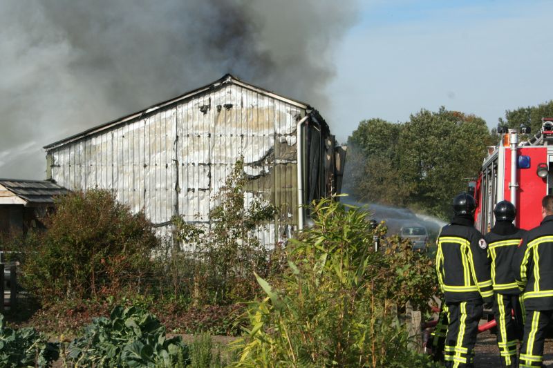 Grote brand aan Sangeldijk brandweer 