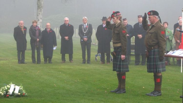 Remembrance day 2009 gemeente canadese begraafplaats 