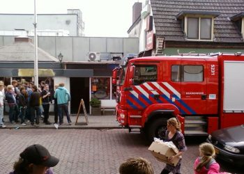Brand bij het Klavier politie brandweer 