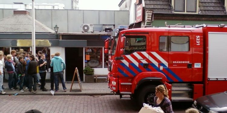 Brand bij het Klavier politie brandweer 
