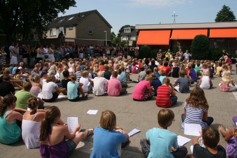 Eindelijk grote vakantie haarschool 