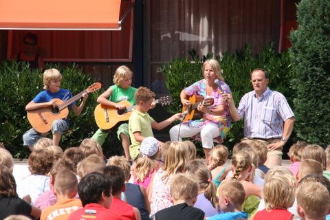 Eindelijk grote vakantie haarschool 