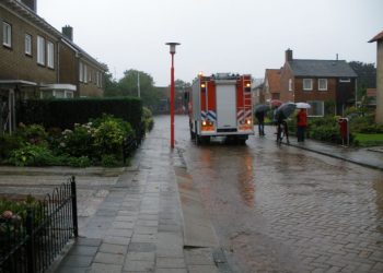 Wateroverlast in Holten, stuur je foto's brandweer 