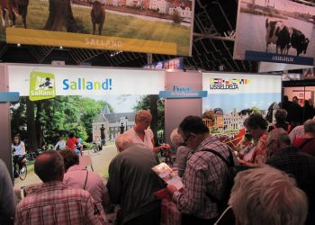 Goede promotie Salland tijdens de 50 Plus Beurs sallandse heuvelrug 