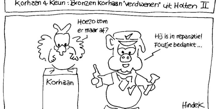 De Korhoen is niet gestolen gemeente 