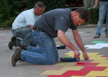 Vrolijke kleuren voor schoolplein Haarschool haarschool 