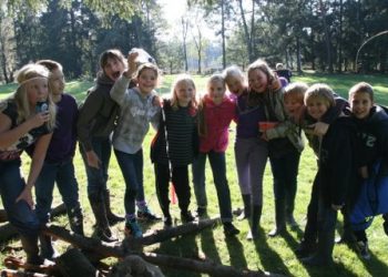 Haarschool Holterberg Herfstdag (HHH) natuurdiorama haarschool 