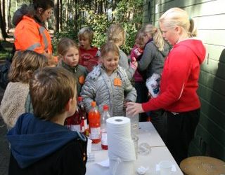 Haarschool Holterberg Herfstdag (HHH) natuurdiorama haarschool 