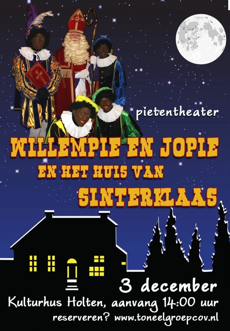 Sinterklaas te gast bij Pietenvoorstelling Kulturhus kulturhus cov 