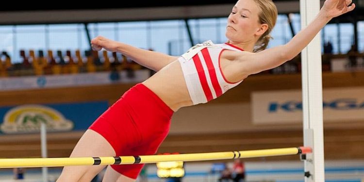 Iva Klein Baltink Nederlands Kampioen hoogspringen atletiekvereniging 