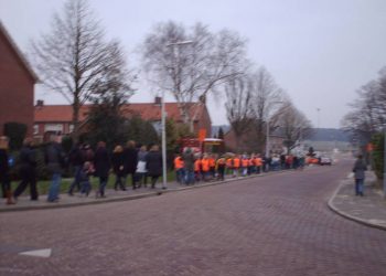 Eerste steen nieuwe Holterenkschool holterenkschool 