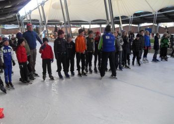 obs de Haarschool op de schaatsen haarschool 