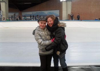 obs de Haarschool op de schaatsen haarschool 