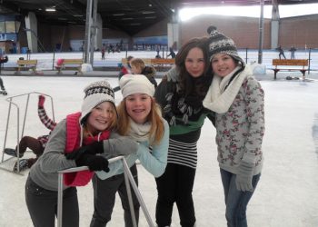 obs de Haarschool op de schaatsen haarschool 