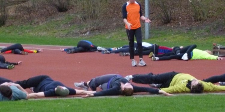 Triatlontraining AV Holten van start muller atletiekvereniging 