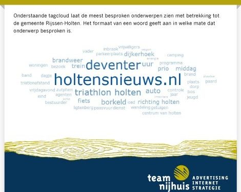 HoltensNieuws.nl HoltensNieuws.nl één van de meest besproken onderwerpen op Twitter HoltensNieuws.nl één van de meest besproken onderwerpen op Twitter gemeente