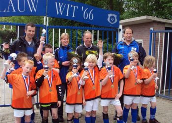 Blauw wit F3 Kampioen blauwwit 