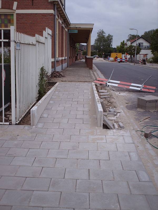 Overdekt voetpad triathlon de waag 
