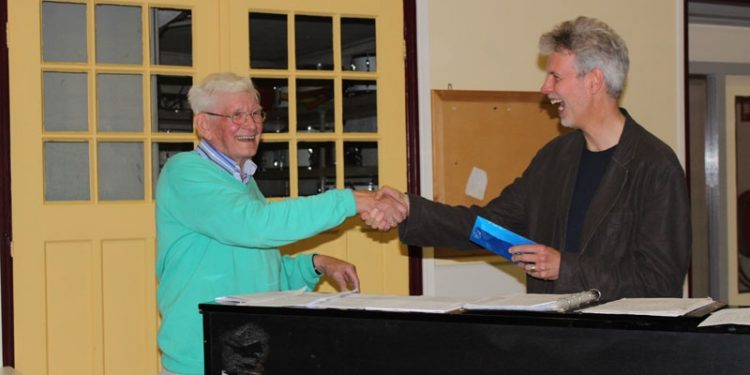 Henk Linker 12.5  jaar dirigent van Holten Gemengd Koor Jubileum 