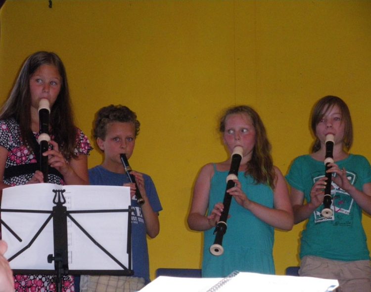 Blokfluit uitvoering op de Holterenkschool holterenkschool 
