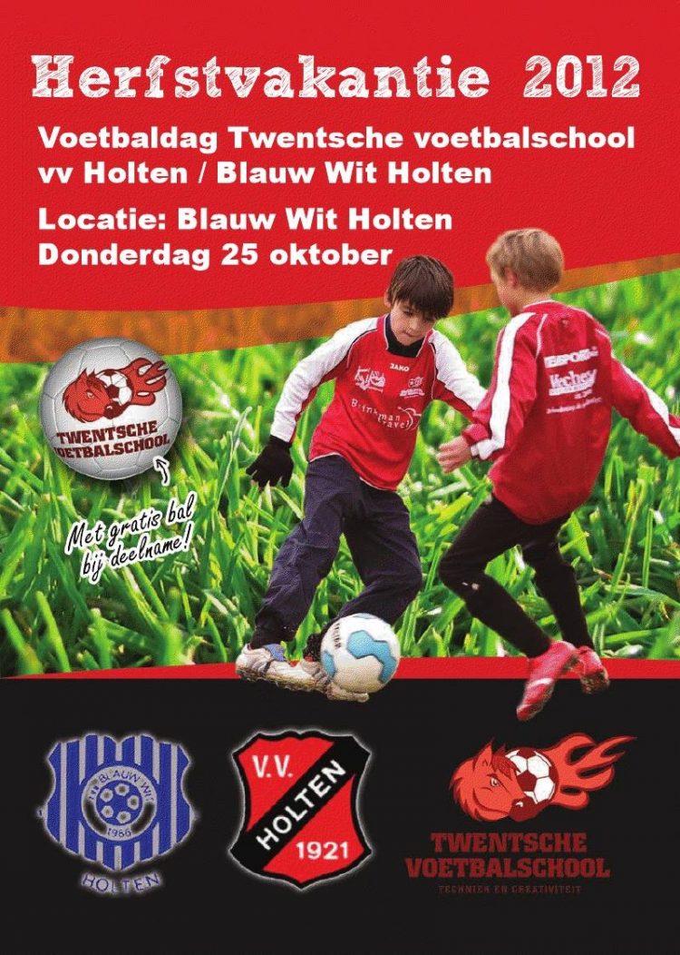 Voetbaldag op Vletgoor vvholten voetbal blauwwit 