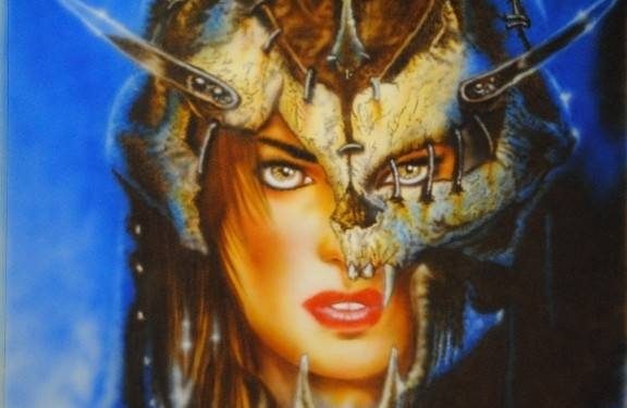 Expositie Airbrush schilderijen smidsbelt kulturhus 