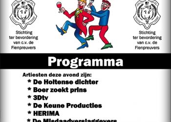 Keunedarp Lacht met de bus keunedarper fienpreuvers carnaval bonte paard 