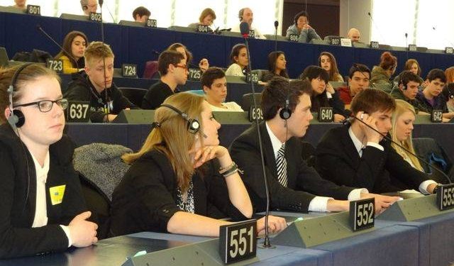 Leerlingen De Waerdenborch te gast bij Europees Parlement waerdenborch de waerdenborch 