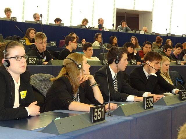 Leerlingen De Waerdenborch te gast bij Europees Parlement waerdenborch de waerdenborch 