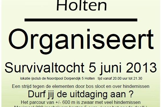 HoltensNieuws.nl Stichting hulp aan tsjernobylkinderen Holten organiseert Survivaltocht Stichting hulp aan tsjernobylkinderen Holten organiseert Survivaltocht