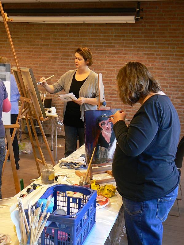 Workshop schilderen/ Vrij werken kulturhus 