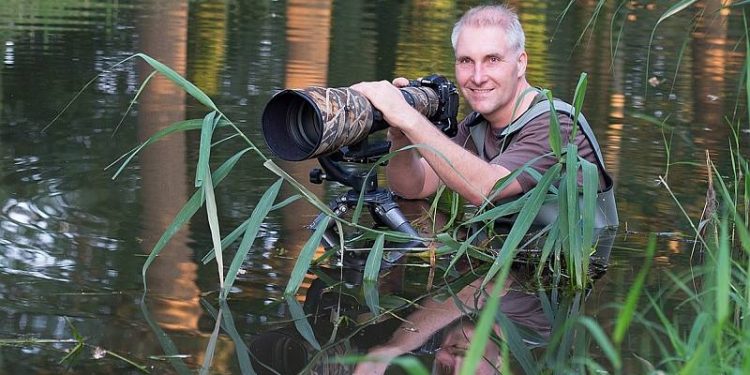 Expositie Han Bouwmeester, natuurfotograaf natuurdiorama 