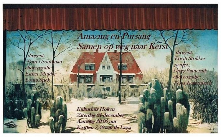 Kerstconcert Amazing en Pursang in het Kulturhus kulturhus gemeente amazing 