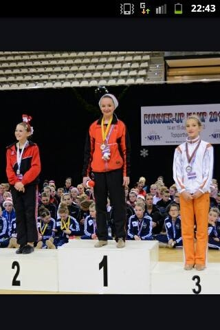 Jessica Blankena derde bij Twirl Runner up kampioenschappen 